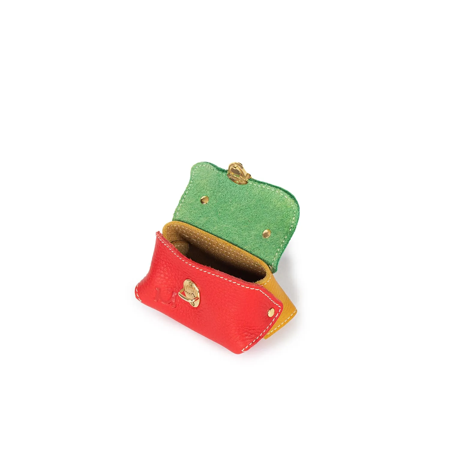 0395 Moments Mini-bag Charm in Leather