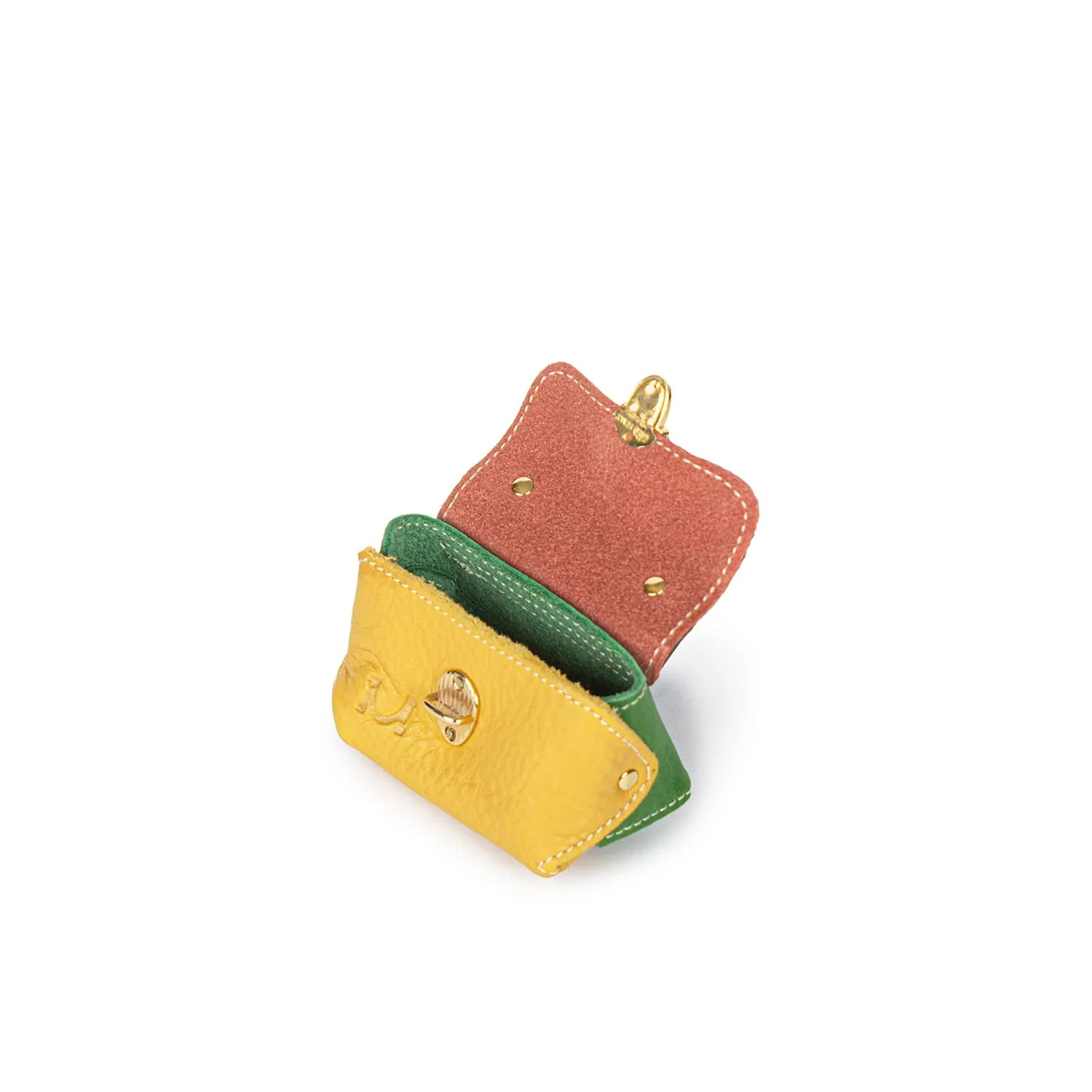 0395 Moments Mini-bag Charm in Leather