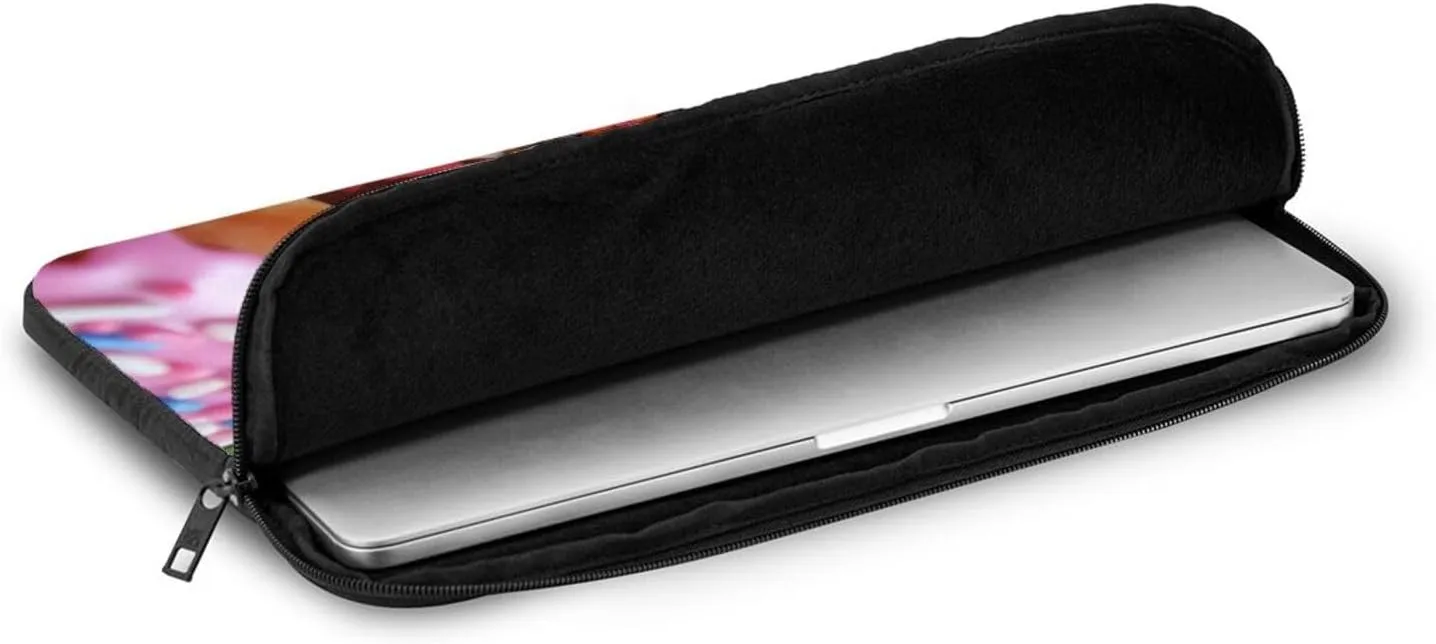 10 Inch Laptop Sleeve Bag Waterproof Shockproof Laptop Case Bag Pretty Donuts Computer Skin Bags Lightweight Tablet Carrying Case