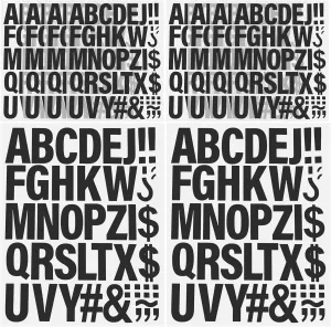 10Sheets DIY Iron Letters Patches Heat Transfer Stickers for Clothing Decor for Crafts Bag Shirt Durable Easy to Apply