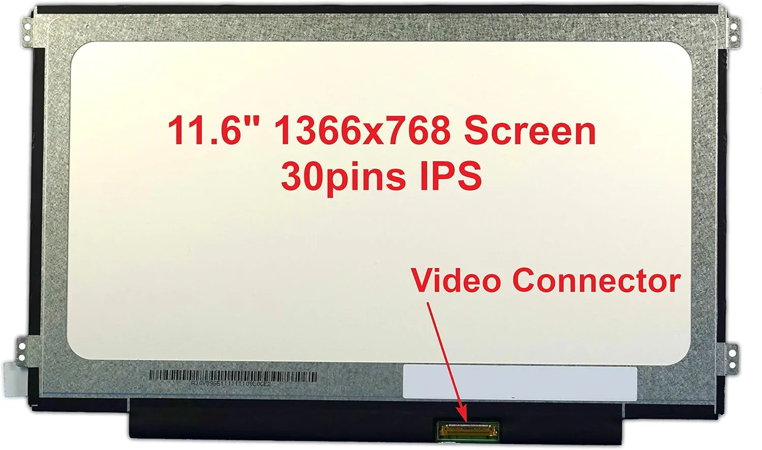11.6 inches IPS Screen Compatible with N24 Winbook 81AF 81AF0003US 81AF0006US Also fit N116BCA-EA1,NV116WHM-N45 V3.0, NV116WHM-N41