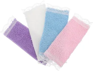 12 Pcs Mini Bath Towels for Dollhouse, Assorted Colors, 3.54 X 1.57 X 0.23 Inch, Diy Miniature Bathroom Accessories, Cloth Material, Random Color, Adorable and Firm Design