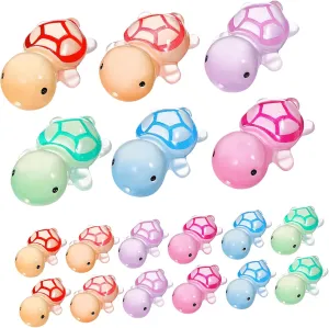 120pcs Luminous Resin Sea Turtle Decorations Glow The Dark Miniature Figurines for Craft Projects Dollhouse Scenes and Fairy Gardens