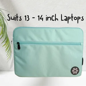 13-14 inch High Quality Student Laptop Sleeve - Mint Foam