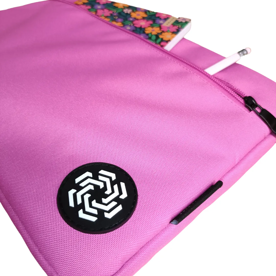 13-14 inch High Quality Student Laptop Sleeve - Perfect Pink