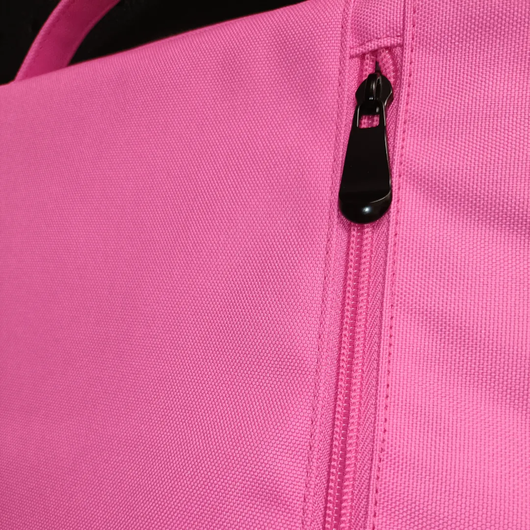 15-16 inch High Quality Student Laptop Sleeve with Retractable Handle - Fluorescent Pink