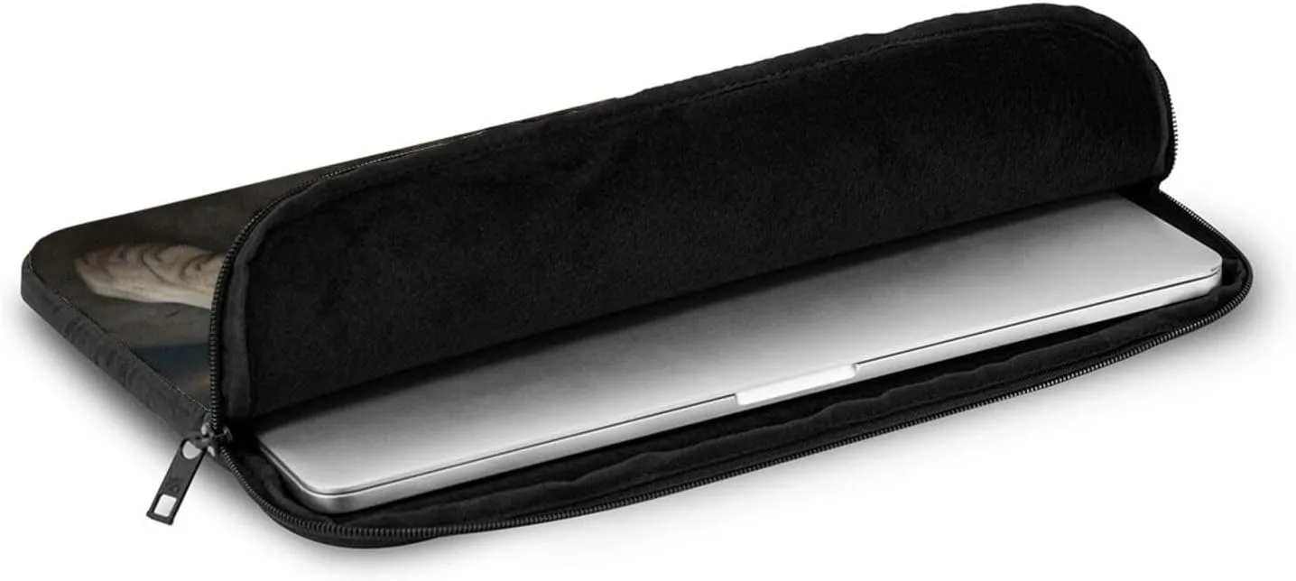 17 Inch Laptop Sleeve Bag Waterproof Shockproof Laptop Case Bag Majestic Tiger Resting On A Rock with Cloudy Sky Computer Skin Bags Lightweight Tablet Carrying Case