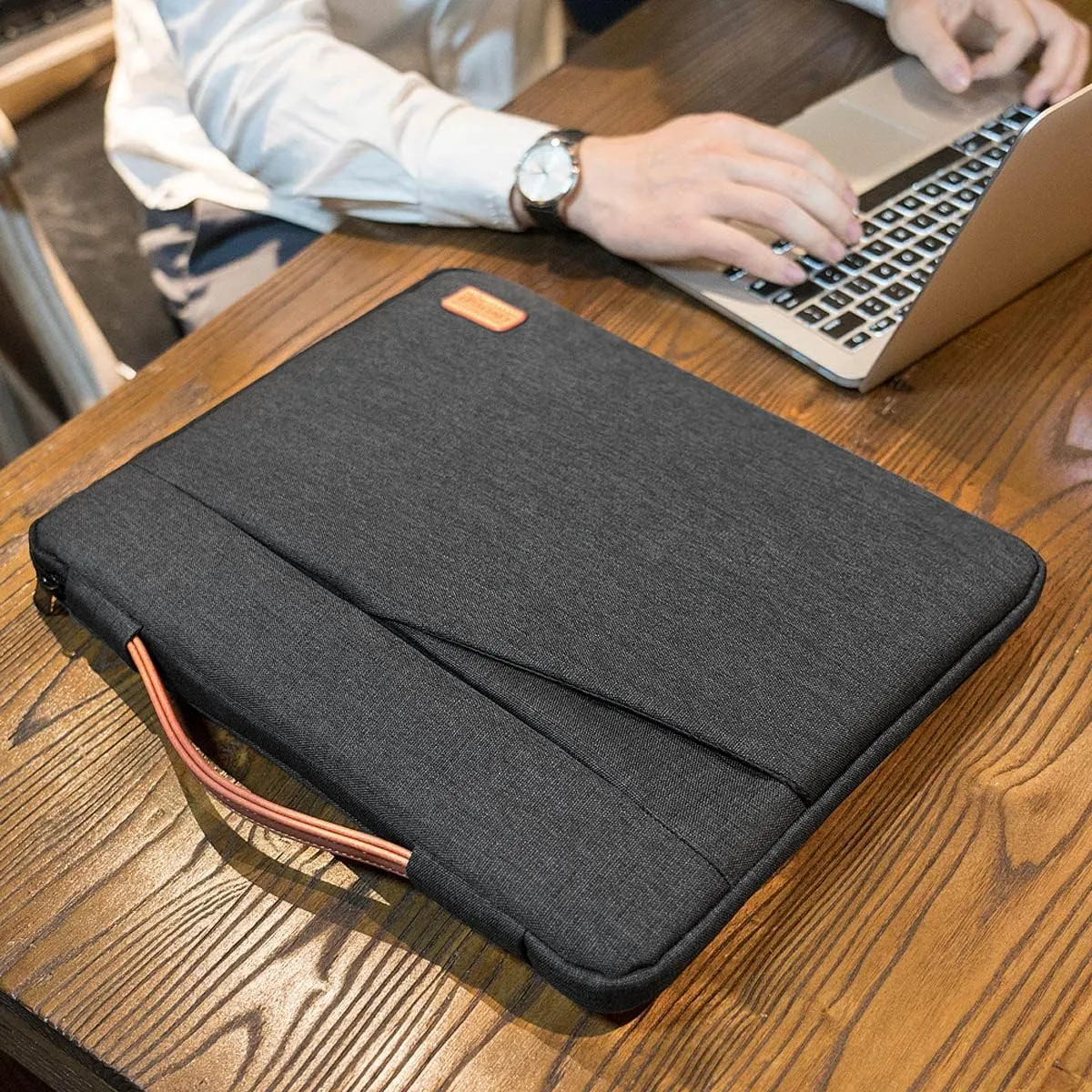 17.3 inch Laptop Sleeve Case Notebook Bag Handbag for 17.3" Legion 5 Gen 6/17.3" ThinkPad P17 Gen 2/17.3" Chromebook 317/17.3" G7 17/17" Thinkpad P70 / P71 / P72 / P73 / P17, Dark Gray