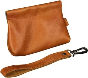 1PCS Coin Pouch Coin Purse for Men Change Purse for Coins Leather Coin Pouch Leather Coin Purse Squeeze Coin Purse