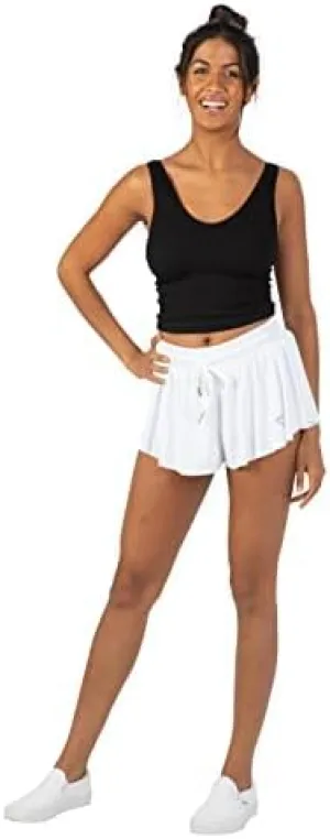 2-in-1 Flowy Fitness Shorts - Quick Dry Comfortable Workout Shorts with Drawstring