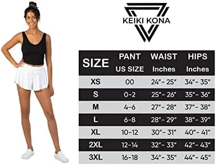 2-in-1 Flowy Fitness Shorts - Quick Dry Comfortable Workout Shorts with Drawstring