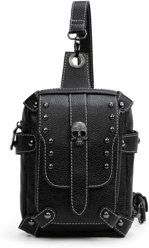 2023 NEW Shoulder Crossbody Bag for Women Girl Motorcycle Waist Bag Cellphone Bag Wallet Vintage Underarm Bag