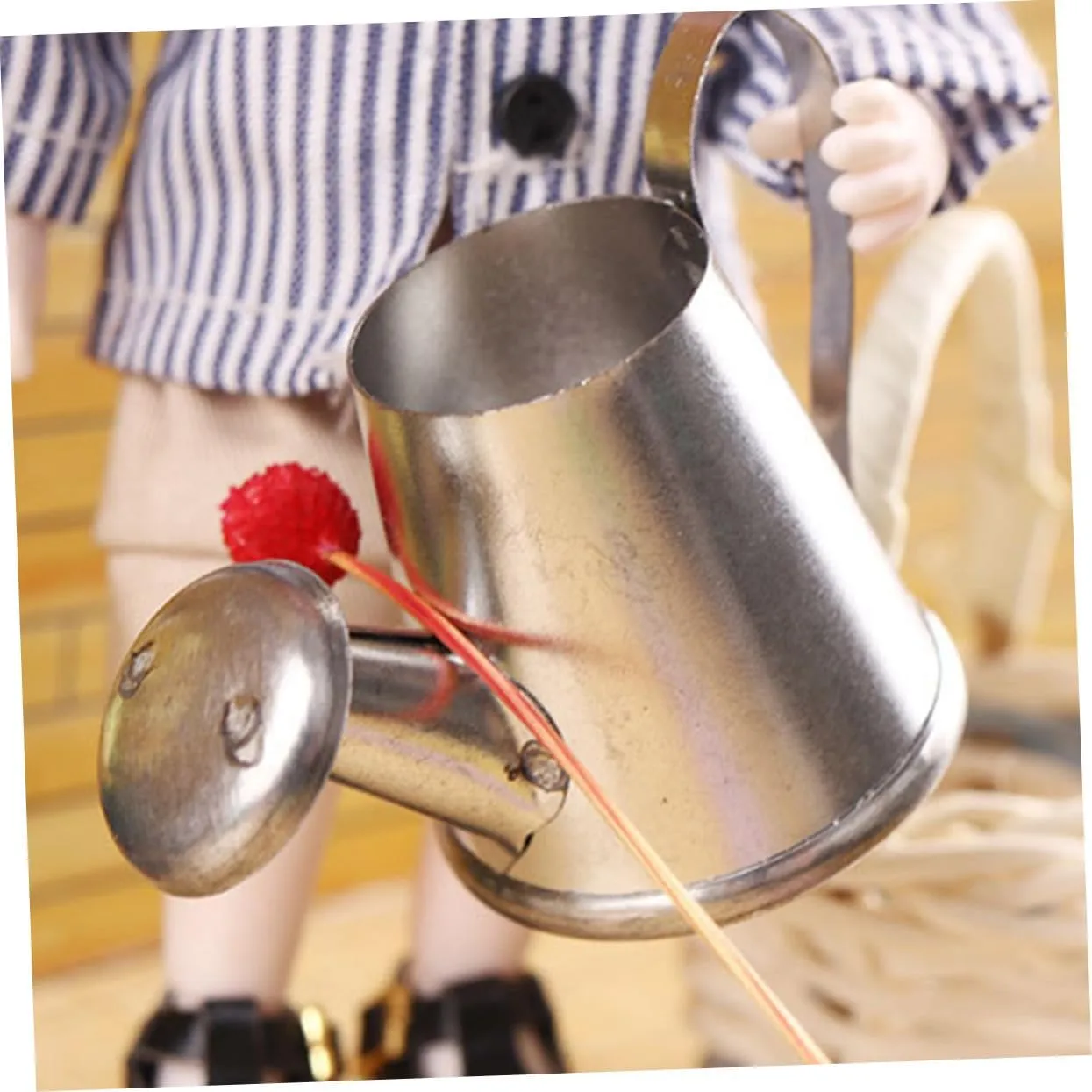 20pcs Iron Watering Cans Cute Handheld Watering Pots for Boys and Girls for Dollhouses Garden Decor and Photo Props Lightweight Design for Easy Use