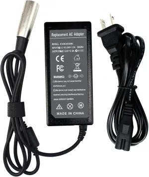 24V 2A Shoprider Scooter Battery Charger Compatible with Jazzy Power Chair, Pride Hoveround Mobility Schwinn S300 S350 S400 S500 S650, Ezip 400 500 650 750 900 Mountain Trailz, Schwinn Zone 5