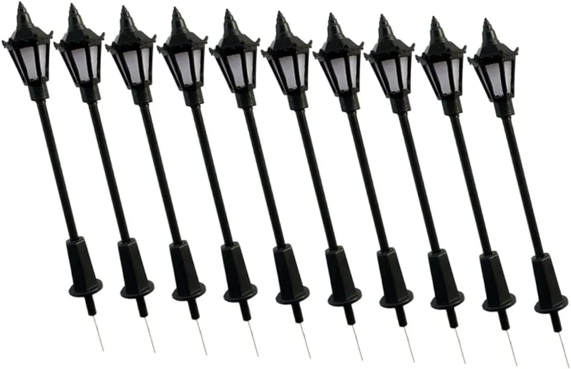 30 pcs Scale House Lights Table Accessories for Mini House Adornment and Scene Creation