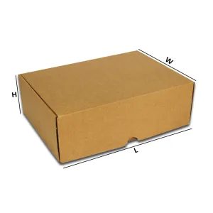 310x230x105mm (100pcs) - Brown Die-Cut Boxes