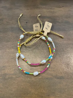 4 Pearl Beaded Bracelet