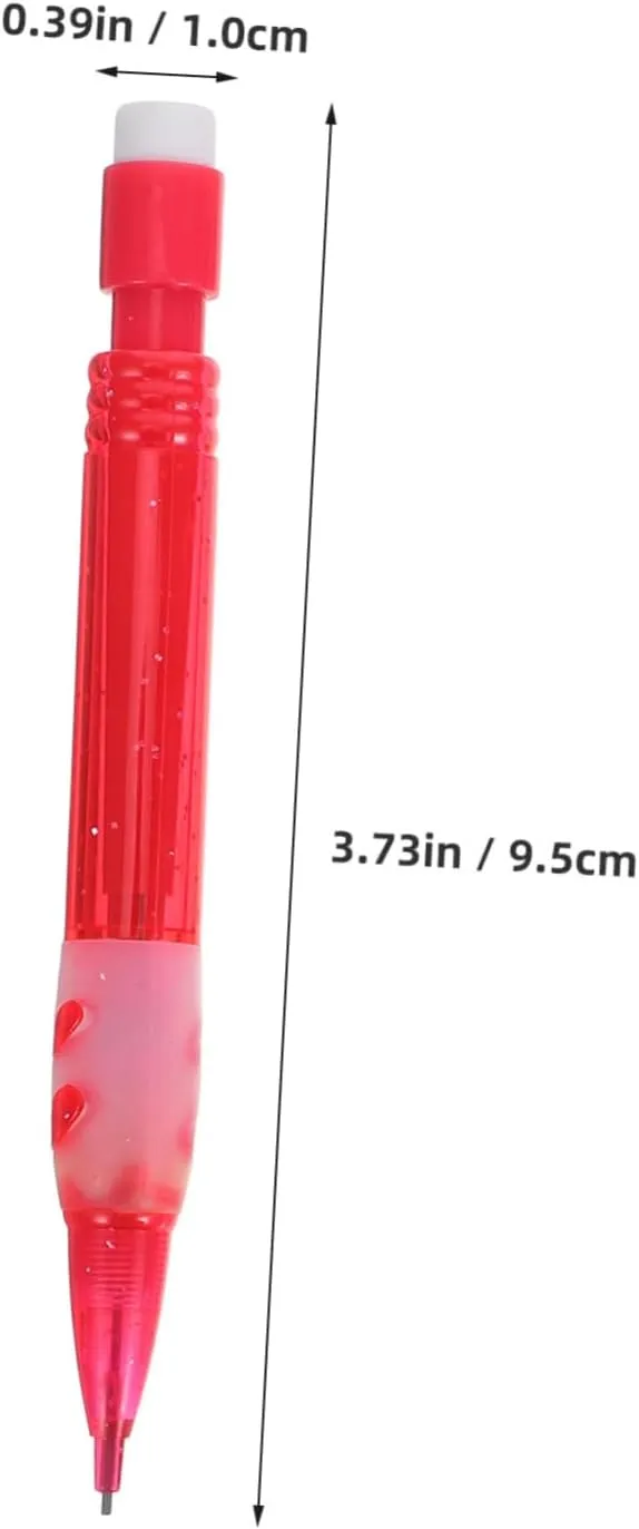 4sets Mini Mechanical Pencils Set 0.7mm Eraser Pastel Mechanical Pencils for Writing Drawing 10pcs*4