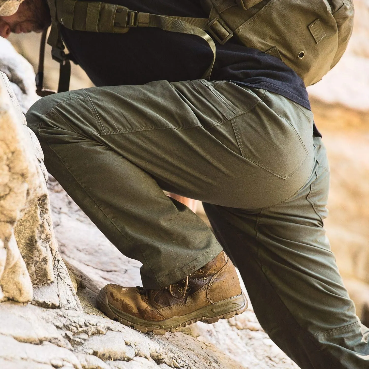 5.11 Tactical Men's Apex Pants, Regular Fit, Gusseted, 10 Pockets, Style 74434