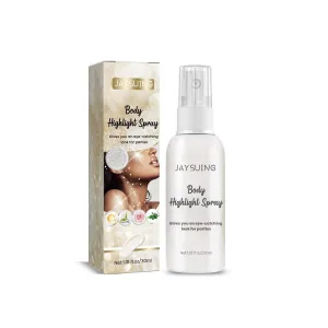 6X Glittering Body Spray Mini Size Luminous Mist Waterproof 30ml for Social Events