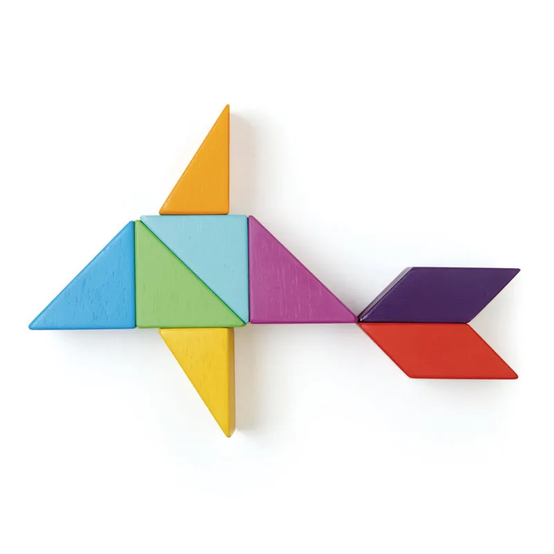8 Piece Designer Magblocks | Tender Leaf Toys