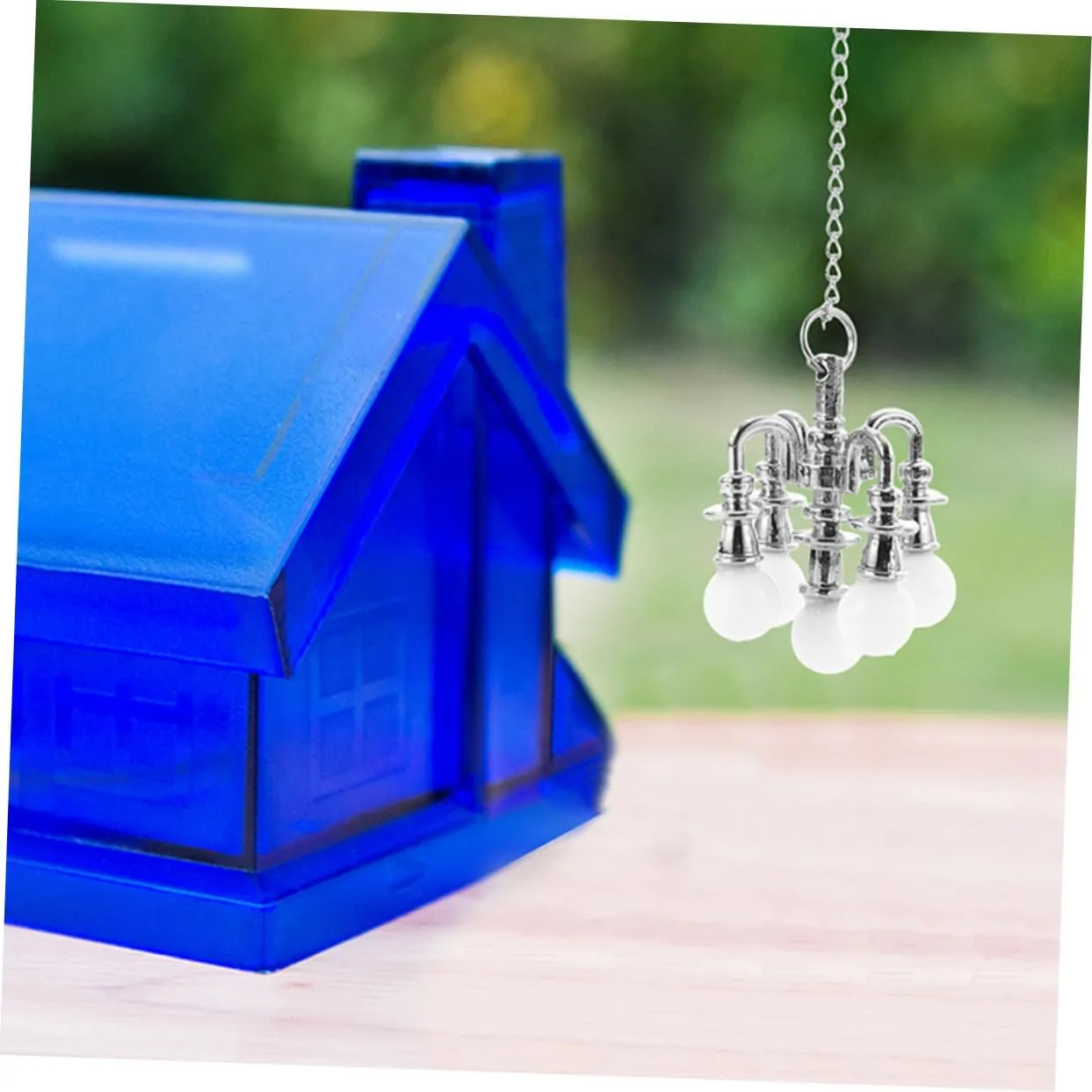 8pcs Miniature Ceiling Lamp Compact Decorative Lighting for Dollhouses Tiny House Accessories for Mini Living Room Decor Non-
