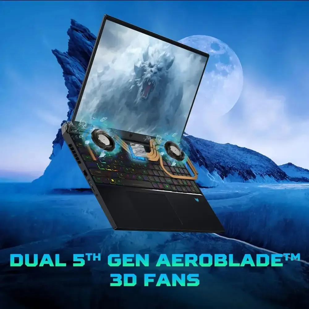 acer Predator Helios 18 Gaming Laptop 4090, NVIDIA RTX 4090 16GB GDDR6, Intel i9-14900HX(Up to 5.8GHz), 18" 250Hz 2560x1600 1000 Nits, 64 GB DDR5, 4 TB SSD, Wi-Fi 7, AI PC, Windows 11 Pro