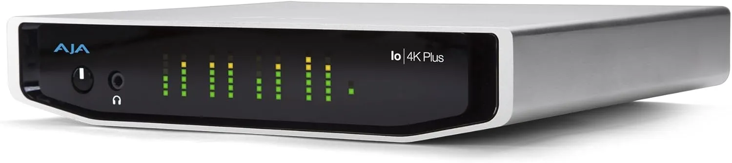 AJA Io 4K Plus Professional Video I/O with Thunderbolt 3 Performance
