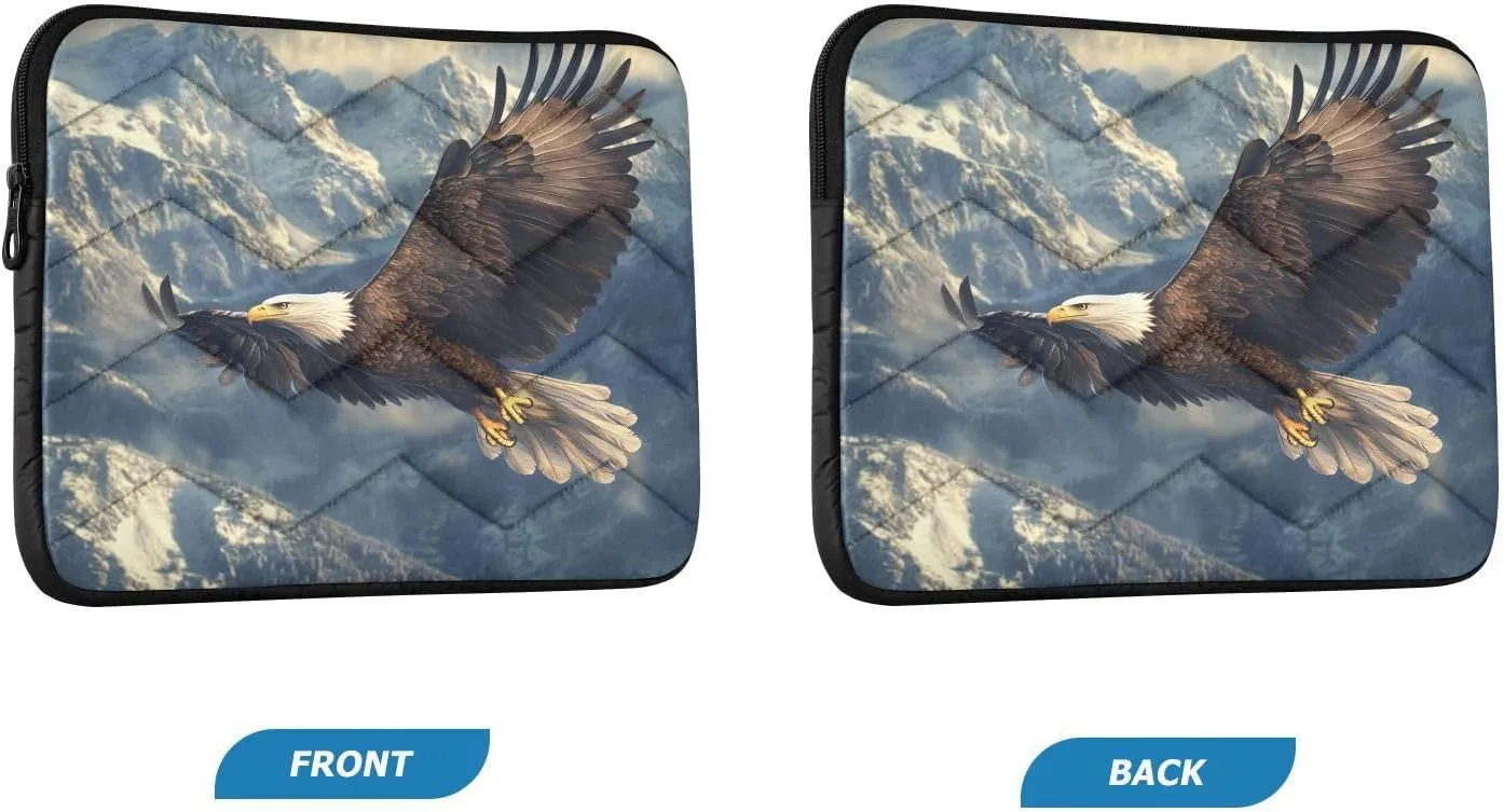 ALAZA Eagles Soars Over The Mountains Laptop Sleeve Bag Waterproof Protective Notebook Case, 15.6 Inch