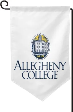 Allegheny A College Logo Garden Flag Double Sided Banners For Outdoor Indoor Home Garden Yard Decorations