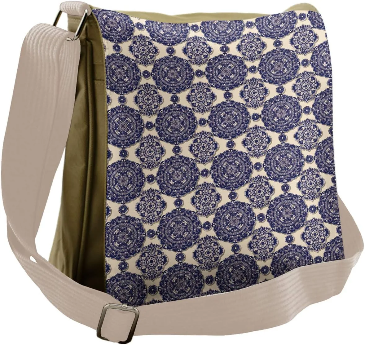 Ambesonne Mandala Messenger Bag, Medieval Exotic Revival, Unisex Cross-body