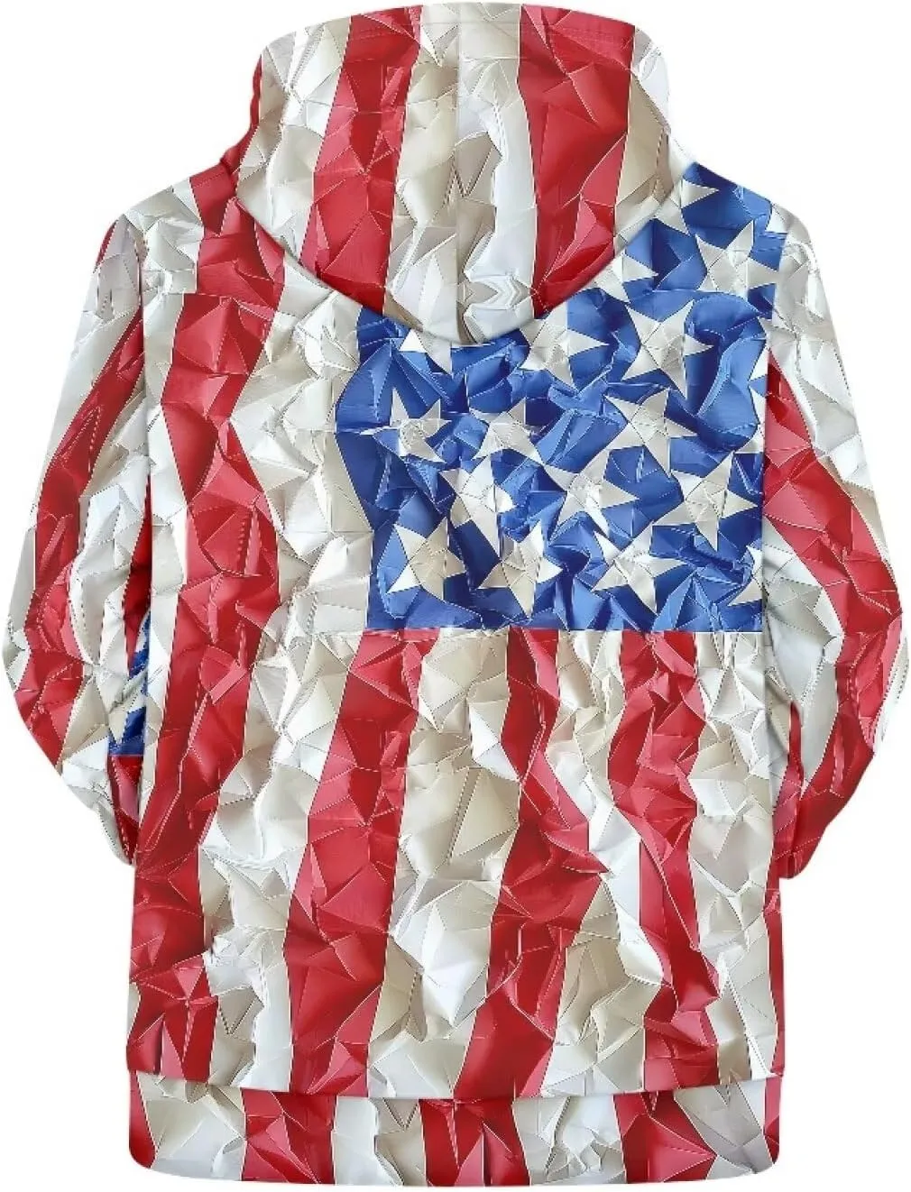 American Flag Hoodie Cool Long Sleeve Casual Sweatshirts With Pocket