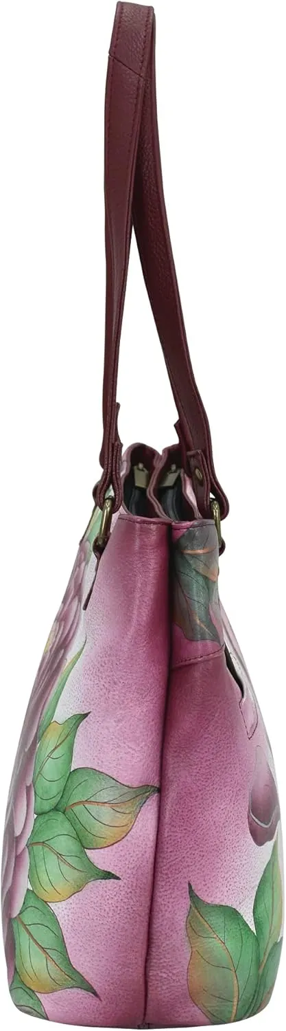 Anna by Anuschka Satchel Shoulder Handbag - Genuine Leather
