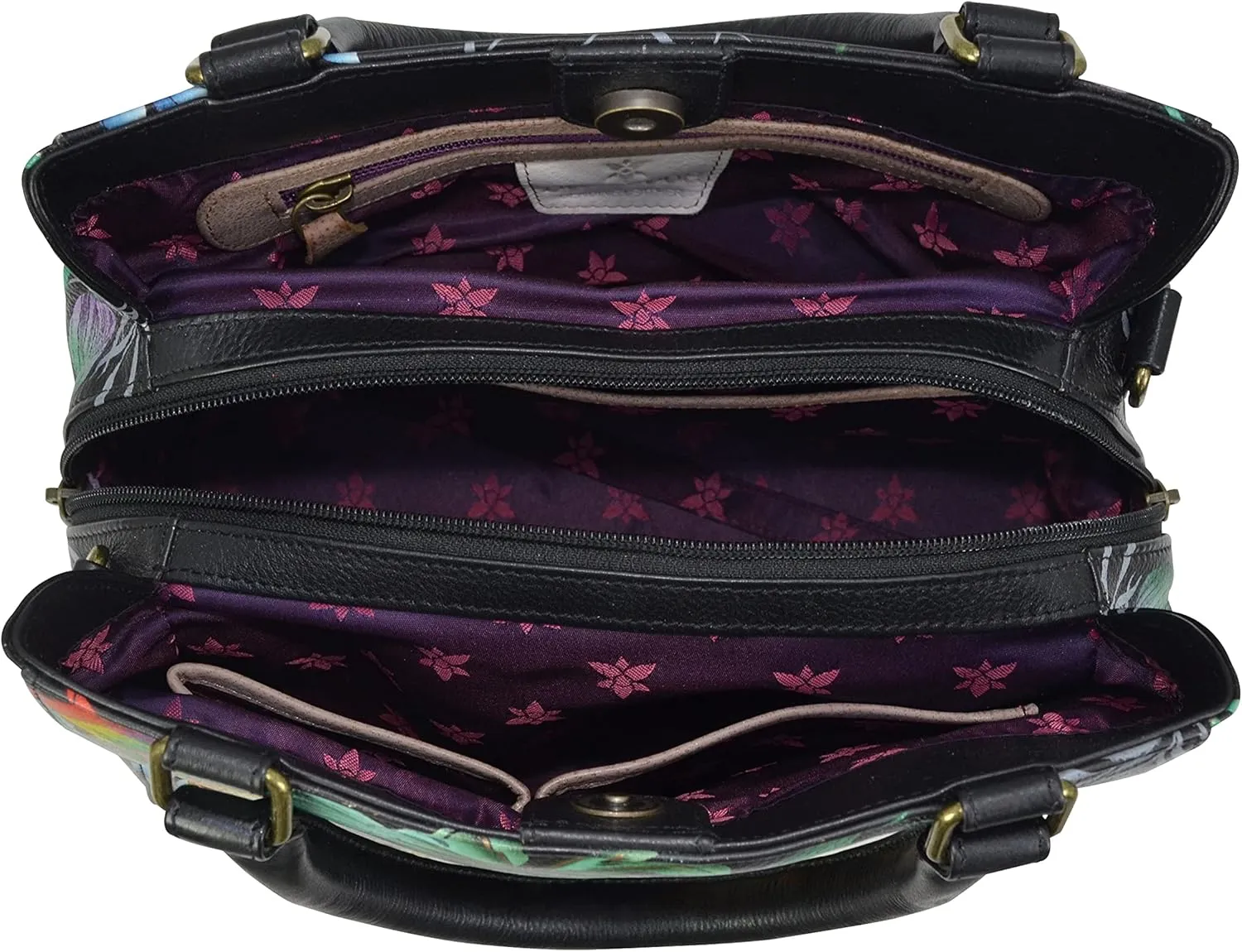 Anuschka Multi Compartment Satchel-690