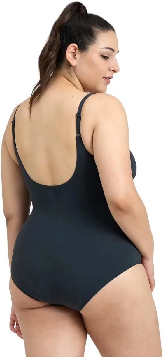 ARENA Bodylift Women's Maura C-Cup Plus Size One Piece Shaping Swimsuit U Back Tummy Control Ladies Pool Beach Bathing Suit