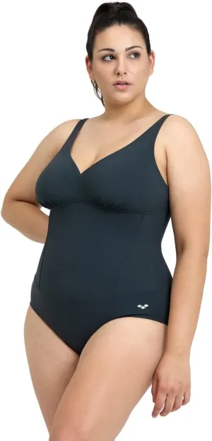 ARENA Bodylift Women's Maura C-Cup Plus Size One Piece Shaping Swimsuit U Back Tummy Control Ladies Pool Beach Bathing Suit