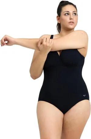 ARENA Bodylift Women's Maura C-Cup Plus Size One Piece Shaping Swimsuit U Back Tummy Control Ladies Pool Beach Bathing Suit