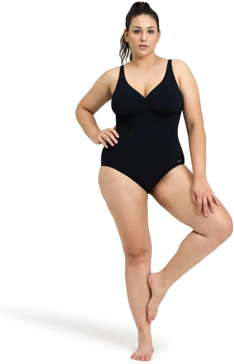 ARENA Bodylift Women's Maura C-Cup Plus Size One Piece Shaping Swimsuit U Back Tummy Control Ladies Pool Beach Bathing Suit