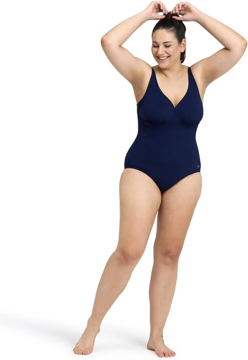ARENA Bodylift Women's Maura C-Cup Plus Size One Piece Shaping Swimsuit U Back Tummy Control Ladies Pool Beach Bathing Suit