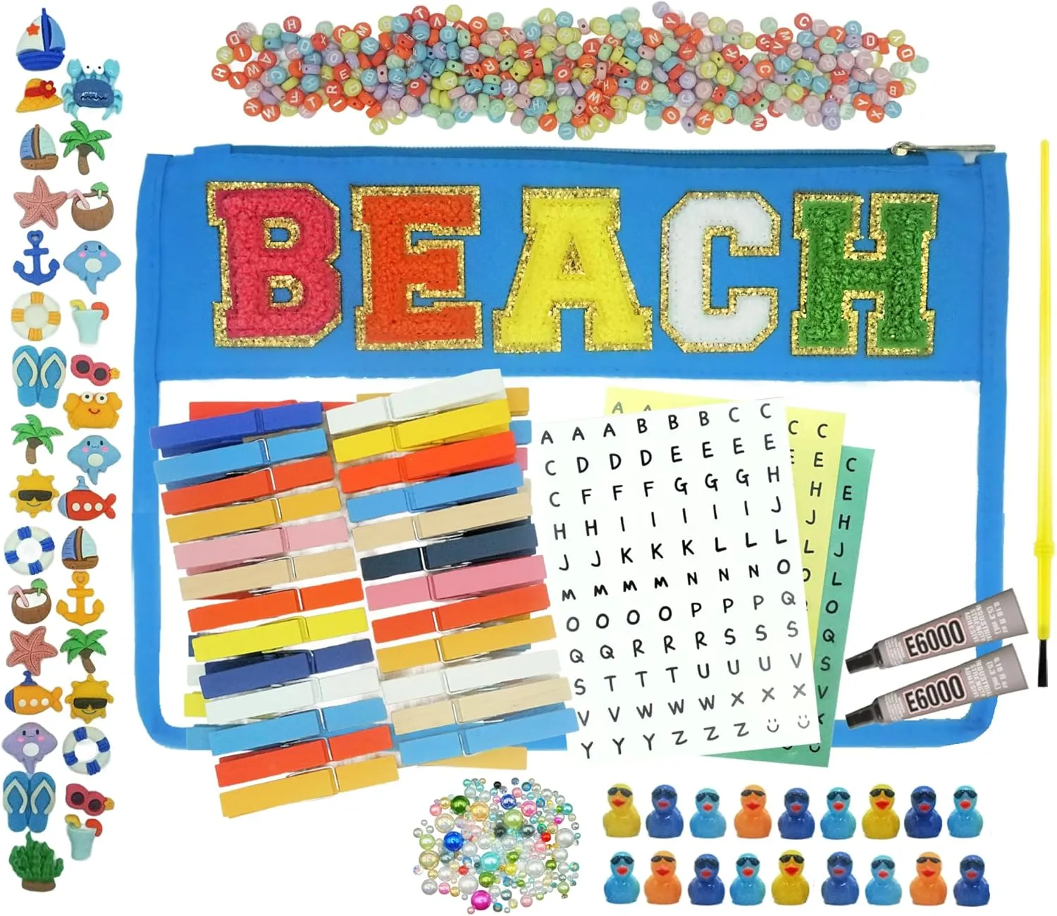 Ashpin Commerce Cheer Pins Spirit Clips Cheerleading Clothespins for Backpacks and Pin Me Ribbon Team Gifts Competition Charms Ribbon DIY Supplies Bulk Accessories