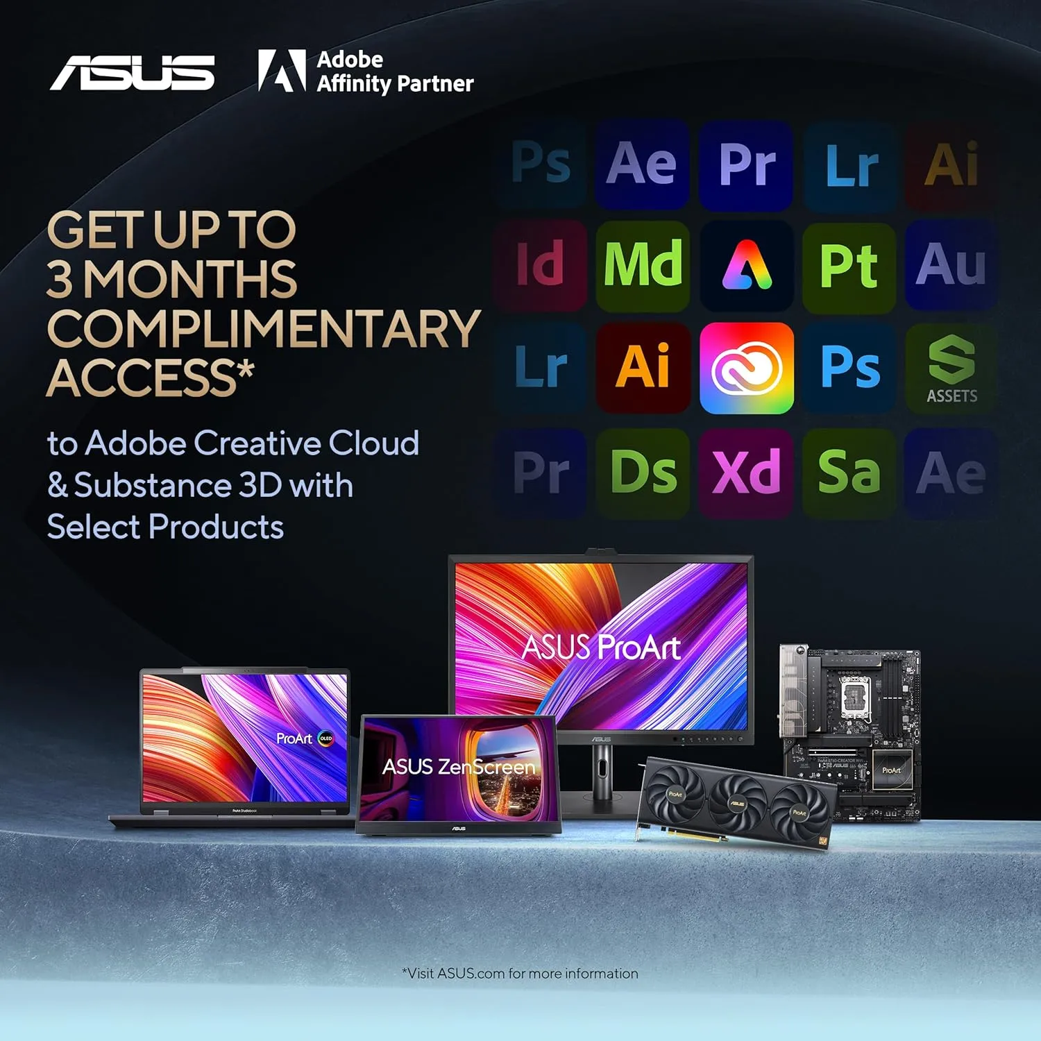 ASUS ProArt Display 27" Monitor - WQHD (2560 x 1440), IPS, 100% sRGB, 100% Rec. 709, ΔE < 2, Calman Verified, USB Hub, USB-C, Daisy-chaining, HDMI, Compatible With Laptop & Mac Monitor - PA278CV