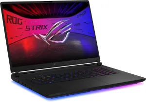 Asus ROG Strix Scar 18 (2025) Gaming Laptop, 18” ROG Nebula HDR 16:10 2.5K 240Hz/3ms, NVIDIA® GeForce RTX™ 5090, Intel® Core™ Ultra 9 HX, 64GB, 4TB, G835LX-XS99-CA