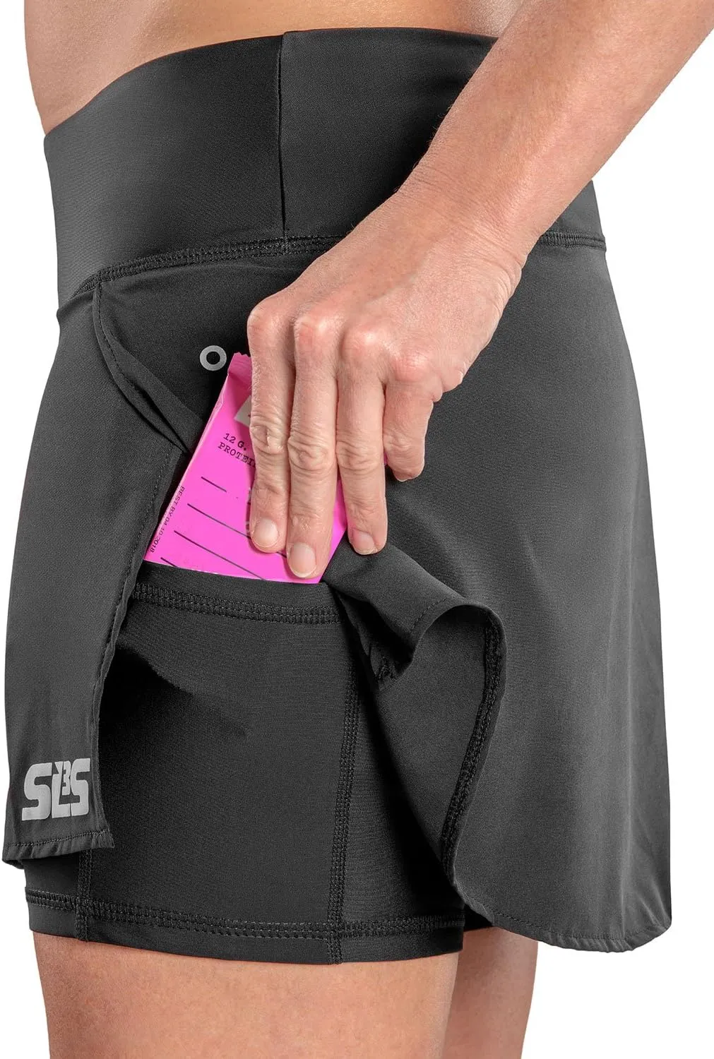 Athletic Skirt Shorts for Women, Lightweight Mini Tennis Skort with Pockets