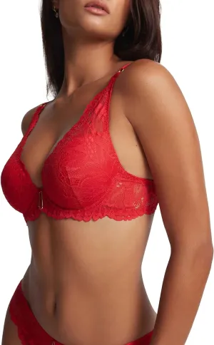 Aubade Women's Flowermania Shoulder Plunge Bra