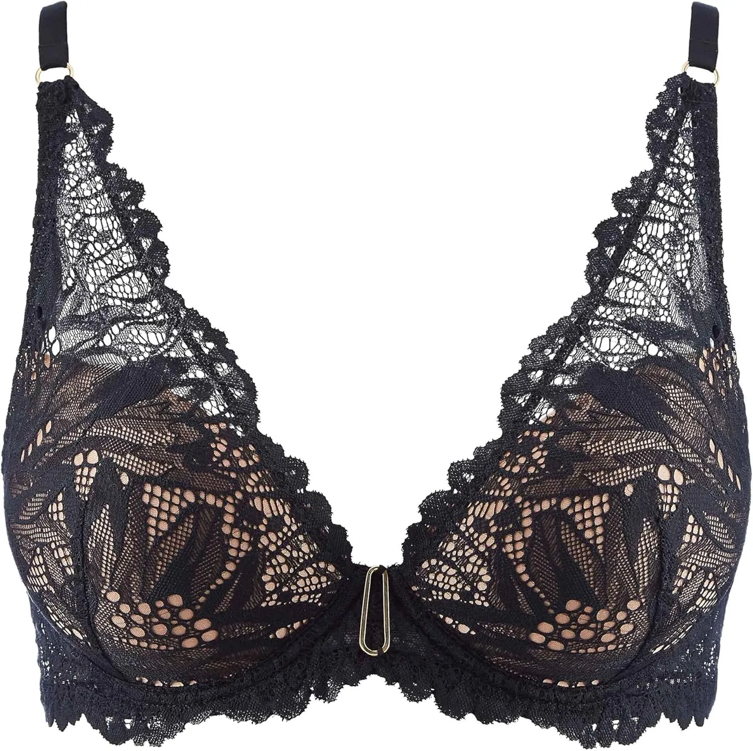 Aubade Women's Flowermania Shoulder Plunge Bra