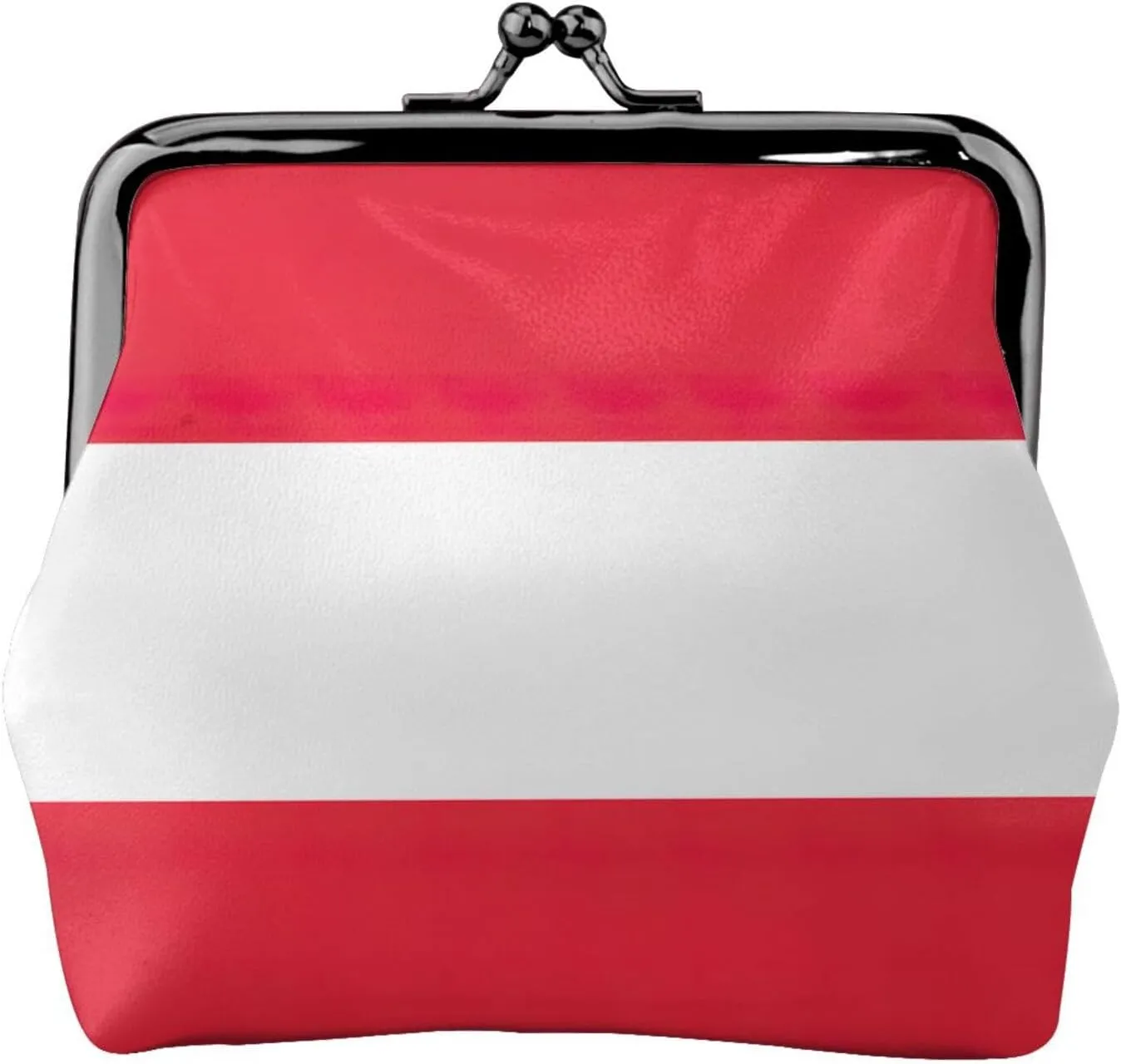 Austrian flag print Coin Purse, Mini Change Purse for Women Small Coin Purse for Credit Card ID Key