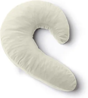 Avana Uno Adjustable Memory Foam Snuggle Pillow for Side Sleepers, Cloud/Camel