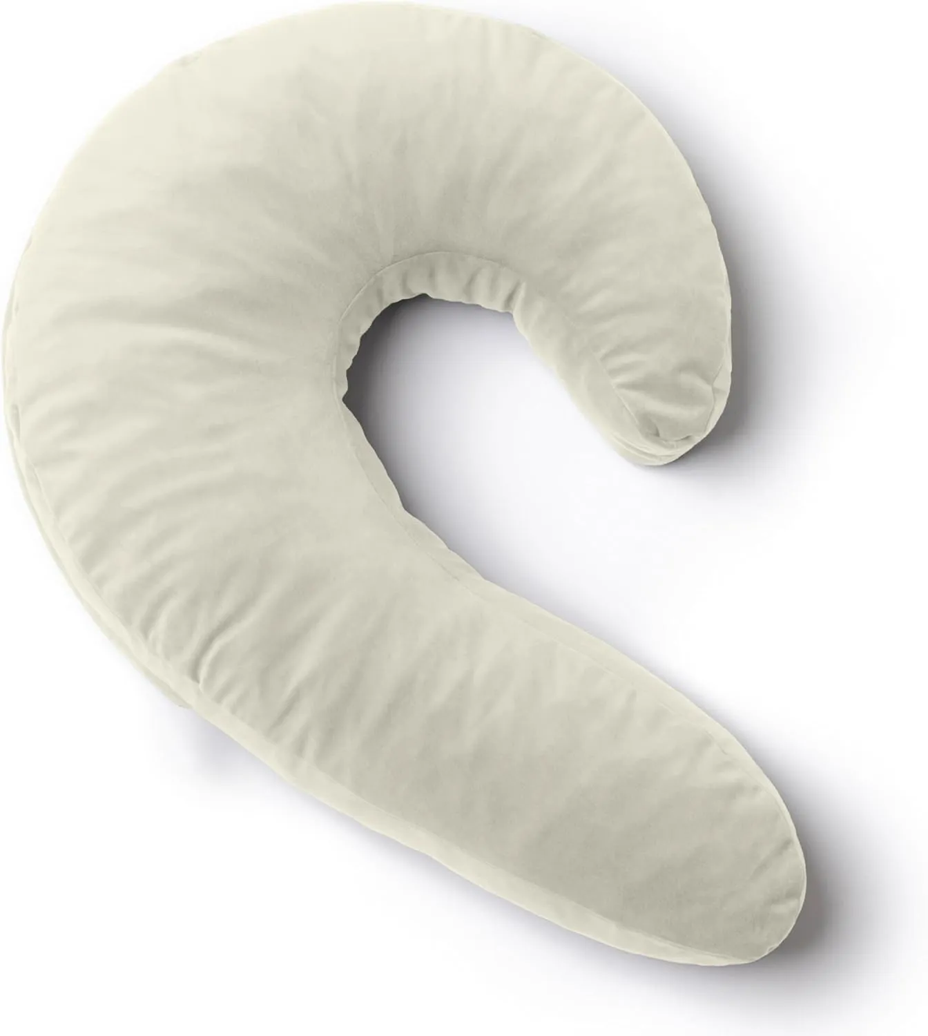 Avana Uno Adjustable Memory Foam Snuggle Pillow for Side Sleepers, Cloud/Camel