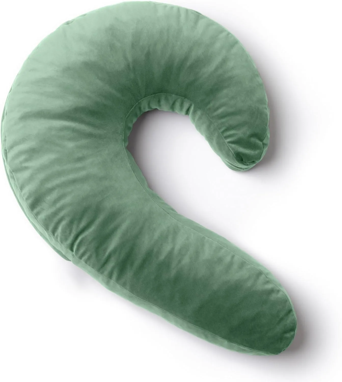 Avana Uno Adjustable Memory Foam Snuggle Pillow for Side Sleepers, Sage