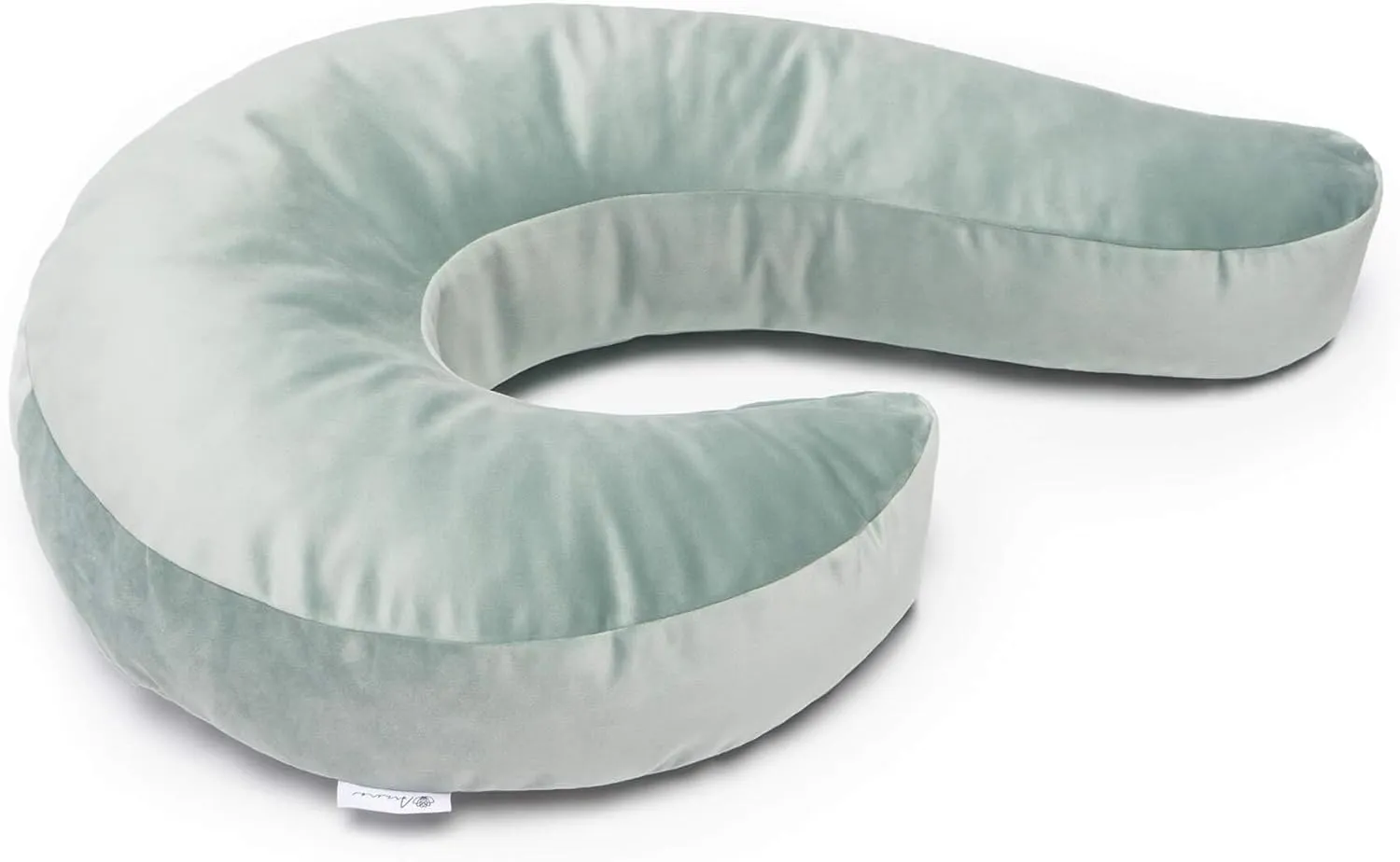 Avana Uno Adjustable Memory Foam Snuggle Pillow for Side Sleepers, Sage